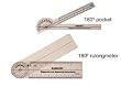 Baseline - The Industry Standard - Plastic Pocket Goniometer-180 Degree