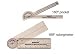 Baseline 360 degree clear plastic rulongmeter, 6 inches