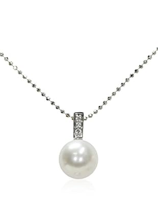 MAYUMI Collar Classic plata de ley 925 milésimas / Blanco