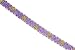 Jewelry : Bold and Beautiful Thick 11.02 carats total weight Round Cut Multigemstone Flower Bracelet in Sterling Silver