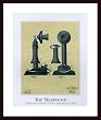 Art Poster Wood Framed Print - Telephone - Artist: Haralson and Pilkington- Poster Size: 28 X 22