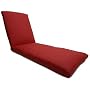 Strathwood Chaise Lounge Cushion, Garnet