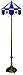 Air Force Stained Glass Floor Lamp Image