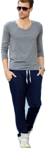 WIIPU Men Casual sports large pocket harem pants sports trousers (J383)