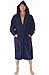Alexander Del Rossa Men's Terry Cotton Hooded Bathrobe