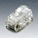 カテゴリー5e RJ45モジュラープラグ　ブーツなし　100個入り　CAT5E RJ45　VOL-RJ45PLG-5EL