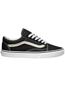 Vans Unisex Old Skool Black/True White Skate Shoe 11 Men US