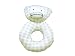 Under The Nile Monkey Ring, Sage/Gingham