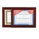 Leatherette Frame, 8 1/2 x 11, Burgundy, 2 per Pack (NUD21200)