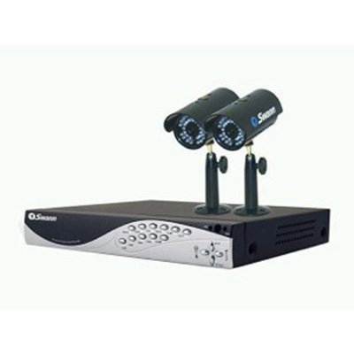 Swann SW244-LPC DVR4-1150 Digital Video Recorder with 2-Camera MaxiBrite Combo Kit.