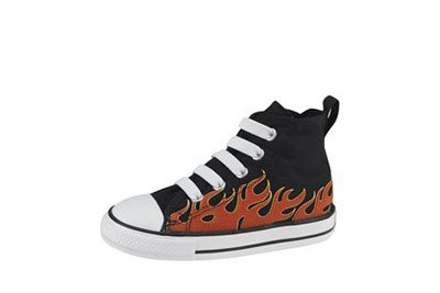 Converse Chuck Taylor All Star Canvas High Top Toddler's Flames Zip 708905F