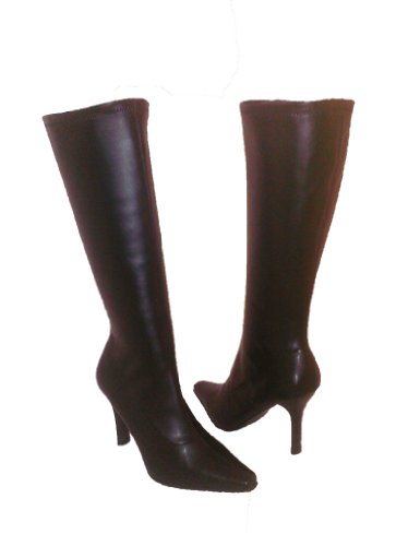 Steve Madden Black P-Opi Womens Boot
