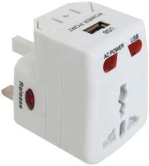 UNIVERSAL TRAVEL PLUG W/USB PORTS