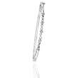 10K White Gold 0.15 ct. Diamond Bangle Bracelet