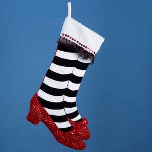 Wizard of Oz Ruby Slippers Christmas Stocking