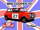 Mini Cooper S - Rallye Monte-Carlo 1st Place - Mini Metal Wall Sign