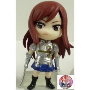 Qiyun Hard to Find Fairy Tail 6 Piece Figure Set Featuring Natsu Dragneel, Happy, Ezra Scarlet, Gray Fullbuster, Lucy Heartfilia, and Free, multicolo