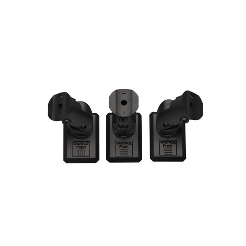 Vantage Point E3SM-B Satellite Speaker Mounts for Evo System ES Series - Black (3-Pack)