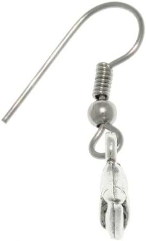 Pewter Vampire Fangs Dangle Earrings True Blood Inspired Jewelry