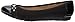Anne Klein Sport Women's Abideby Fabric Ballet Flat, Black, 10 M US