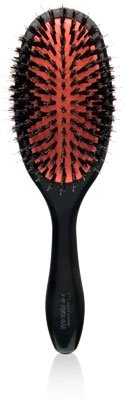 Denman Grooming Brush Natural Bristle with Nylon Quill D81M Black