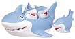 Shark Family Bath Toy