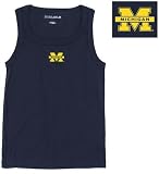 NCAA Michigan Wolverines Collegiate Debut Navy Ladies Tank Top