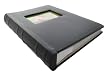 Deluxe Leather Photo Album with Faux Suede Interior Lining - Stores 300 Pictures