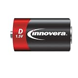 Innovera Alkaline Batteries, D, 12 Batteries/Pack