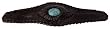 Genuine Leather Bracelet - Length: 6.5" - Width: 50 mm Dark Brown