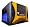APEVIA X-QPACK2-GD/500 Black/ Gold Aluminum Body/ Front Mask MicroATX Desktop Computer Case 500W Power Supply