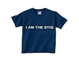 Top Gear - I am the Stig - Navy Toddler Cotton Tee by Yerzies - Top Gear