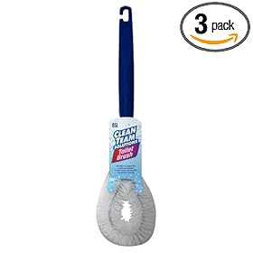 Clean Team Solutions Oval Toilet Brush, 6 Count Box (Pack of 3)