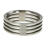 316L Stainless Steel Ring Width: 8mm