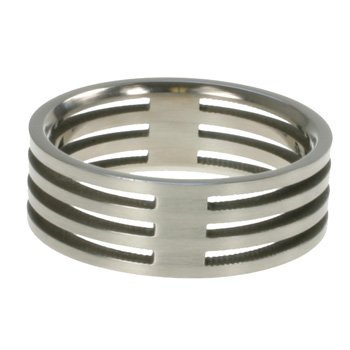 Click here to buy 316L Stainless Steel Ring Width: 8mm by ToltecTraders.com.