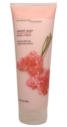 Bath & Body Works Pleasures Sweet Pea Body Cream 8 oz