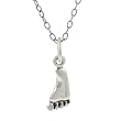 Sterling Silver Childrens Foot Necklace