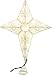 10/L 11" CLASSICAL BETHLEHEM STAR TREETOP W/GEM ACCENTS IN NATURAL COLOR, 5LEAD WIRE & 4 SPARE BULBS.