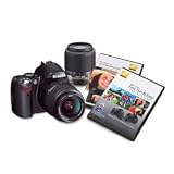 cheap Nikon D40 6.1MP Digital SLR Camera with 18-55mm f/3.5-5.6G ED II AF-S DX and 55-200mm f/4.5-5.6G ED AF-S DX Zoom-Nikkor Lens with 2 Nikon School DVD