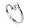 Nickel Free Sterling Silver Princess Cut 5mm Clear Cubic Zirconia Polished Finished 2mm Band Promise Ring Size 5