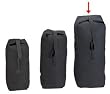 Black 30" x 50" Giant Top Load Heavyweight Canvas Duffle Bag