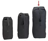 Black 30" x 50" Giant Top Load Heavyweight Canvas Duffle Bag