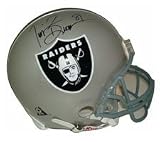 Tim Brown Autographed/Hand Signed Oakland Raiders Pro Line Helmet by Riddell