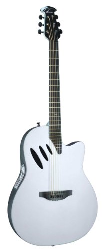 Ovation iDea Guitar with Built-in MP3 Recorder and Player Satin Platinum Finish