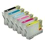 1 Set of 6 NEW VERSION 6 High Capacity 100% Compatible Ink Cartridges 19ML for the EPSON Stylus Photo R265 R285 R360 RX560 RX585 RX685 PX700W PX800FW TO801 TO802 TO803 TO804 TO805 TO806 TO807