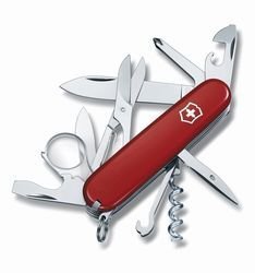 VICTORINOX Offiziersmesser Explorer 16 Funktionen, rot (red)