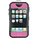 iSkin revo Case for Apple iPhone, Zahra Black/Pink