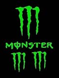 View Details for Set of 4- MONSTER ENERGY DRINK Vinyl Car/Truck Sticker/Decal By BobandJudysMarket @Amazon