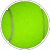 Rally Tennis Ball Car Magnet