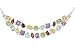 10 3/4 Carat Multi-Gemstone Sterling Silver Necklace